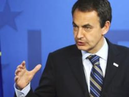 Rodríguez Zapatero, en una cumbre de líderes europeos