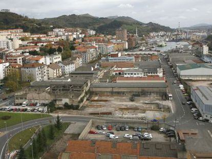 Imagen que presentaba la zona de La Herrera, en Pasaia, cuando se cre&oacute; Jaizkibia en 2006.