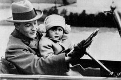 Scottie con su padre, Francis Scott Fitzgerald.