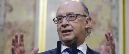 El ministro de Hacienda, Cristóbal Montoro.
