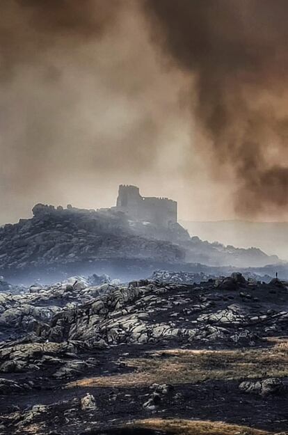 Castillo Manqueospese, en Ávila, cerca de la ciudad de Ulaca.