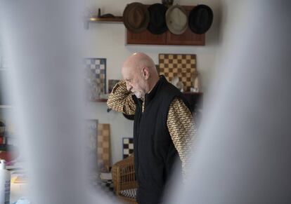Eduardo Scala, este jueves en su casa, en Ávila.