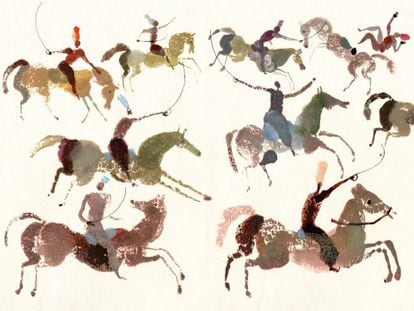Ilustración de Javier Zabala para 'Las aventuras del barón Münchausen' (Nórdica).