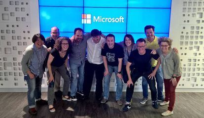 Diez de los miembros de Microsoft encargados de desarrollar a Cortana.