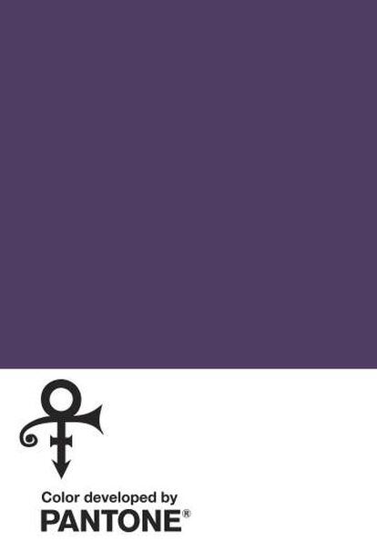 Imagen cedida por Pantone Color Institute en la que muestra el color "Love Symbol #2,", inspirado en Prince.