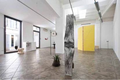 Una mostra de les obres de Koenraad Dedobbeleer exposades a la galeria ProjecteSD de Barcelona.