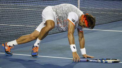 David Ferrer en el Abierto de Australia.
