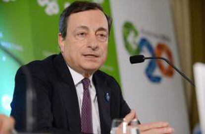 El presidente del Banco Central Europeo (BCE),  Mario Draghi.