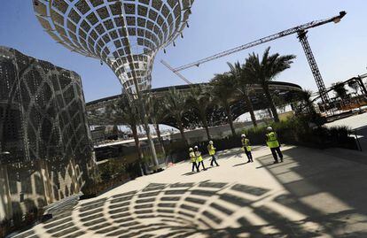 Obras del Pabellón de la Sostenibilidad.