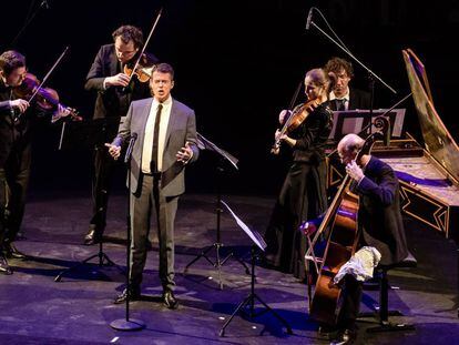 El cantante Philippe Jaroussky, durante un concierto el pasado enero en Berlín. 