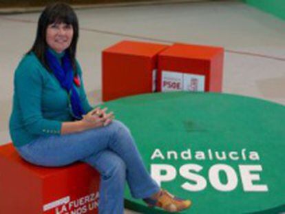 La presidenta del PSOE andaluz, Micaela Navarro.