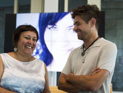 Ux&iacute;a y Davide Salvado, esta ma&ntilde;ana en la presentaci&oacute;n del Womex.