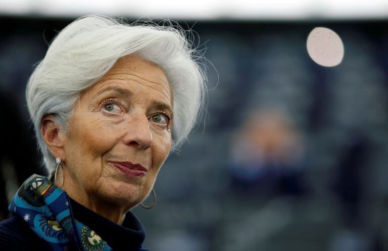 Christine Lagarde, presidenta del BCE, en la sede de Estrasburgo del Parlamento Europeo. REUTERS/Vincent Kessler