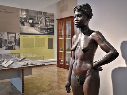 Una sala de la exposición de Valencia sobre la imagen gráfica de la población negra.