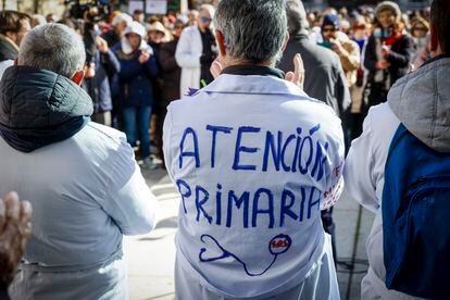 Concentración en Madrid el domingo en defensa de la sanidad pública bajo el lema "Por una atención primaria de calidad".