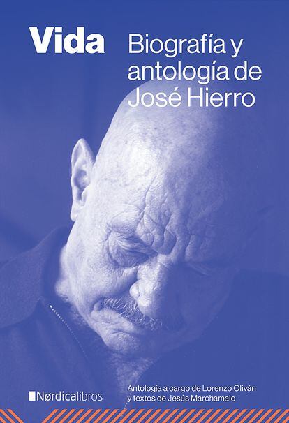 Portada de 'Vida', la biografía y antología de José Hierro.
