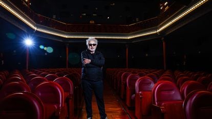 Elia Suleiman, en el Cine Doré de Madrid.