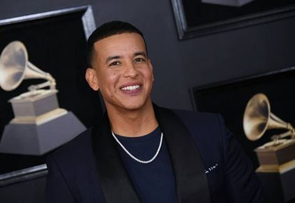 Daddy Yankee a su llegada a los Premios Grammy en enero de este año.