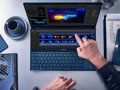 Así es el nuevo ZenBook Pro Duo con una revolucionaria y enorme pantalla secundaria