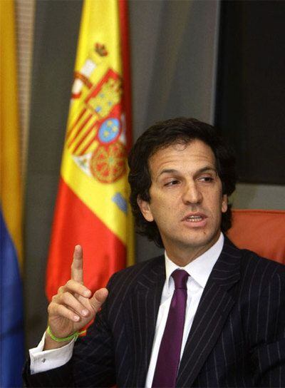 El ministro de Exteriores colombiano, Jaime Bermúdez.