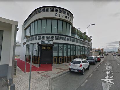 La discoteca Ritual (que fue renombrada como Akari el pasado octubre), en la calle Isaac Peral de Málaga.