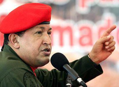 El presidente venezolano Hugo Chávez