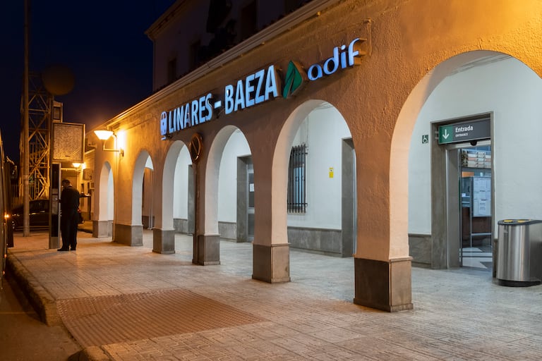 La estación de tren Linares-Baeza.