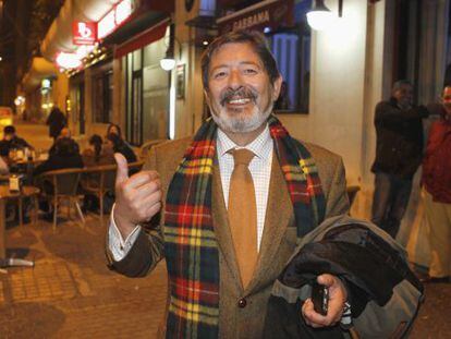 El ex director general de Trabajo Javier Guerrero, anoche en Sevilla.