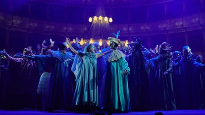 Escena de El fantasma de la ópera el musical en Madrid