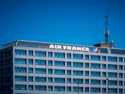 Sede de Air France-KLM, cerca del aeropuerto Charles de Gaulle en París.