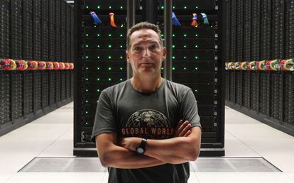 El científico Francisco Doblas-Reyes en el Centro Nacional de Supercomputación, Barcelona, el pasado 20 de julio.