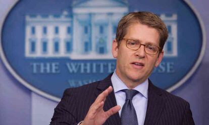 El portavoz de la Casa Blanca, Jay Carney. 