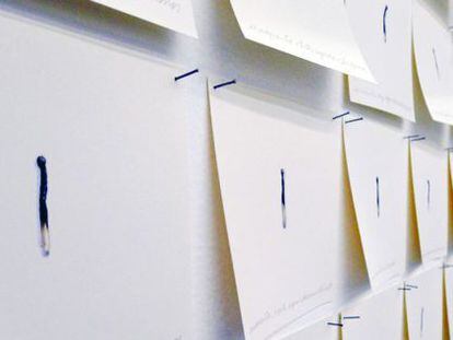 'Seis horas de luz. Escritório de Arte' de la artista Marlenne Stam, en la Galería Deconcept de Sâo Paulo. una de las obras expuestas en ARCO 2014