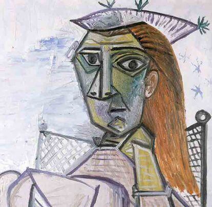 Mujer sentada en un sillón (1941), de Picasso, que estará en el Guggenheim