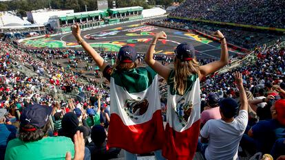 Aficionados de la Fórmula 1 durante la última edición del Gran Premio de México, el 6 de noviembre de 2021, en Ciudad de México.