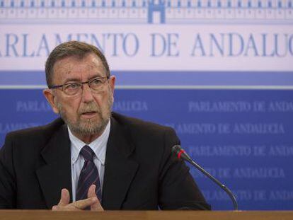 Manuel Gracia Presidente del Parlamento de Andaluc&iacute;a.