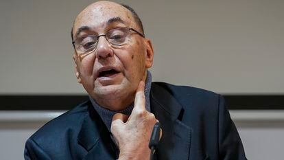Alejo Vidal-Quadras, en una rueda de prensa.