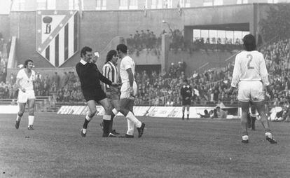 Franco Martínez, durante un Atlético-Sevilla en el Calderón