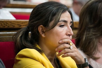 Rocío Martínez-Sampere, aquest dimecres, al Parlament.