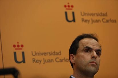 El rector de la Universidad Rey Juan Carlos, Javier Ramos.