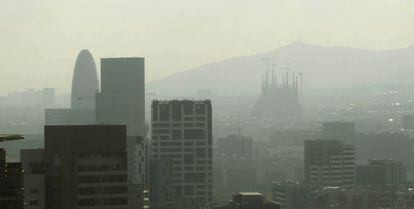 Contaminación en Barcelona.