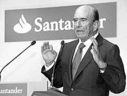 Botín pretende que la acción de Santander suba un 40% este año