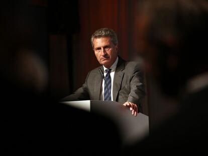 Gutten Oettinger, comisario europeo del &aacute;rea digital.