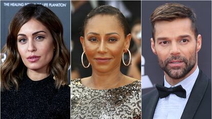 Hiba Abouk, Mel B y Ricky Martin.