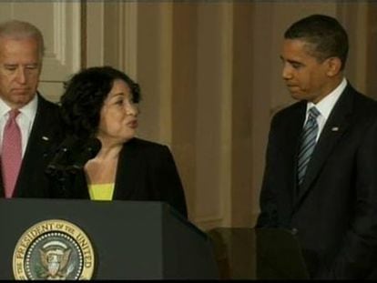 Sonia Sotomayor, designada por Obama como magistrada del Tribunal Supremo