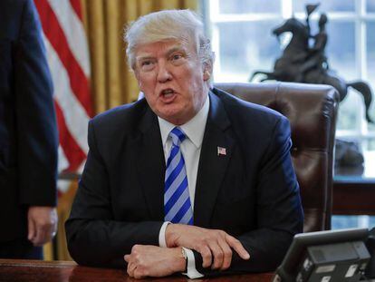 Trump, el viernes, al valorar su derrota en el Capitolio