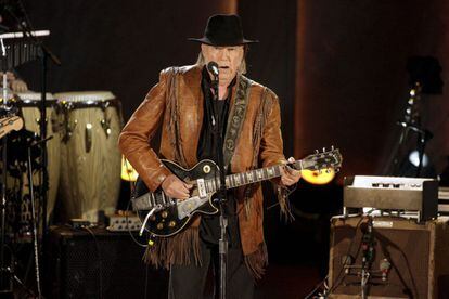 Neil Young durante un concierto en Washington el pasado noviembre.