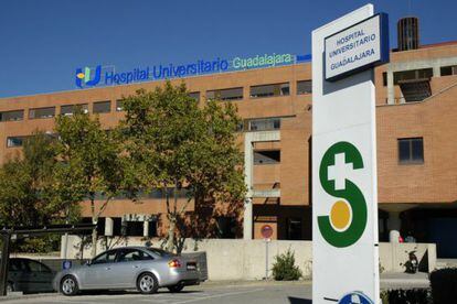 Fachada del Hospital Universitario de Guadalajara.