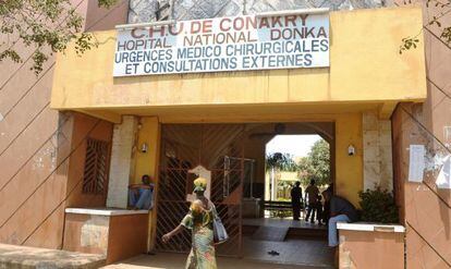Un hospital de Conakry (Guinea) donde se han registrado cuatro casos de virus &Eacute;bola. 