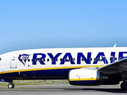 Imagen de un Boeing 737 de Ryanair.